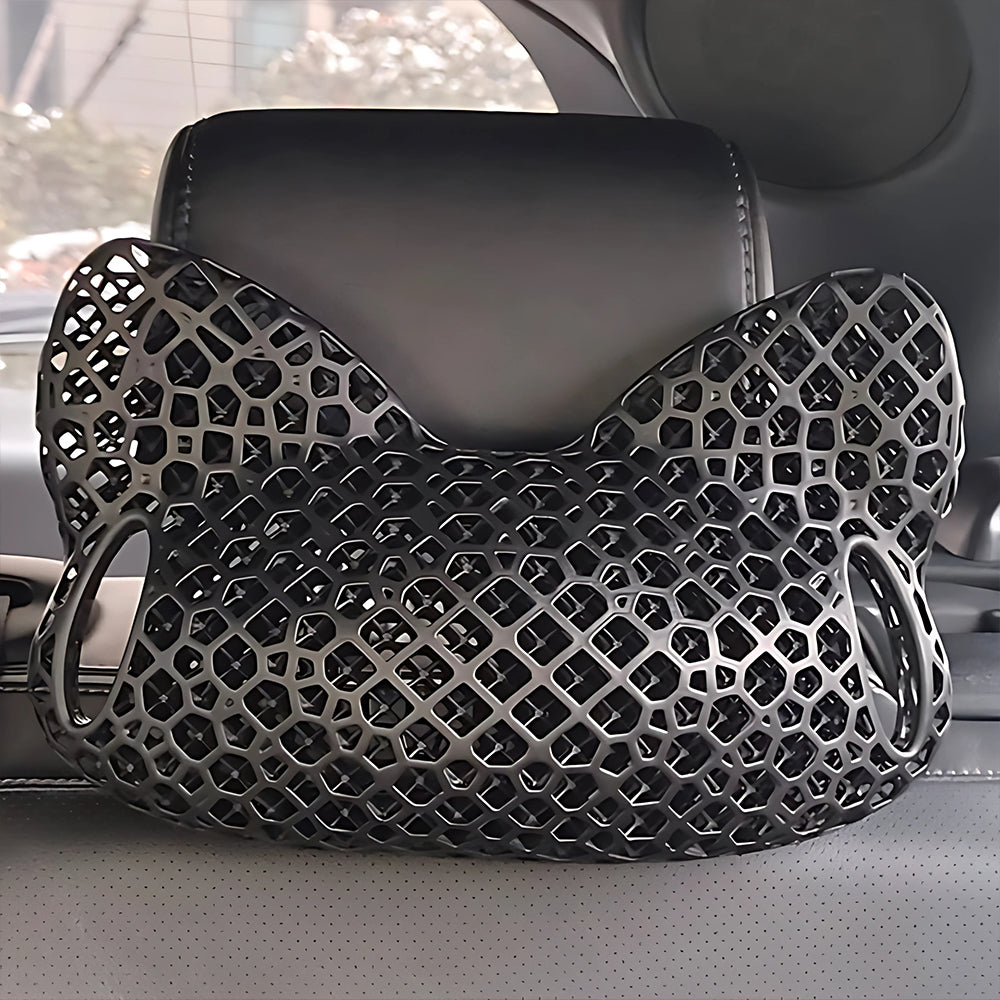 3D-Printed Ergonomic Lumbar and Neck Support Cushion Back Support Cushion for Office and Cars