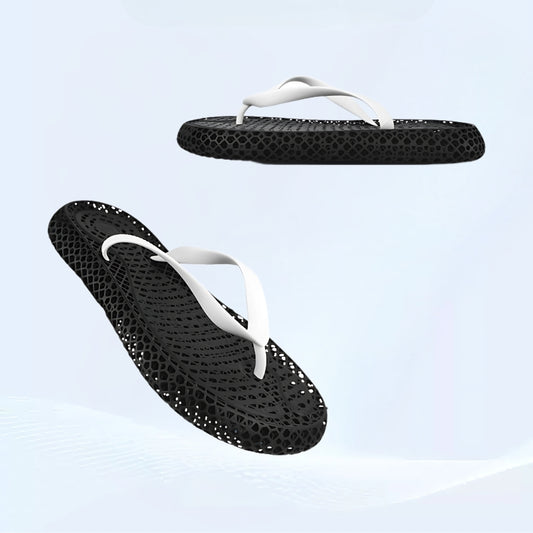 3D Printed Non-Slip Flip Flops for Home and Beach Oreo