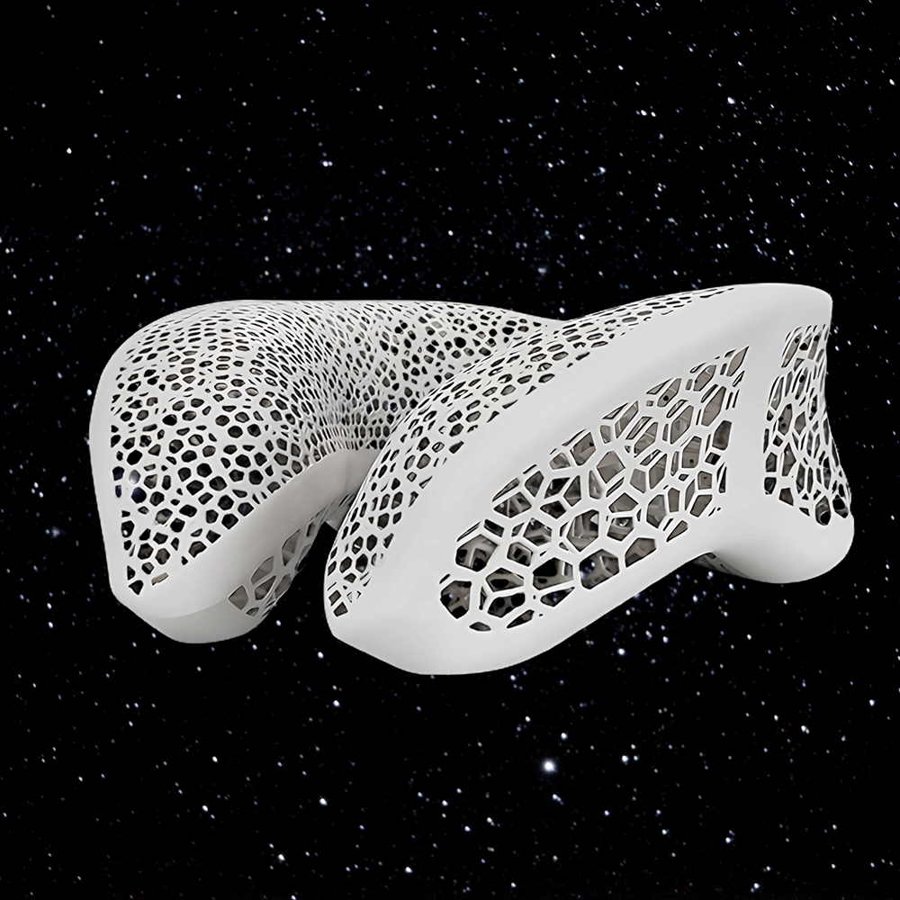 3D Printed Travel Pillow: The U-Shaped Neck Support for Flights, Cars, and Trains