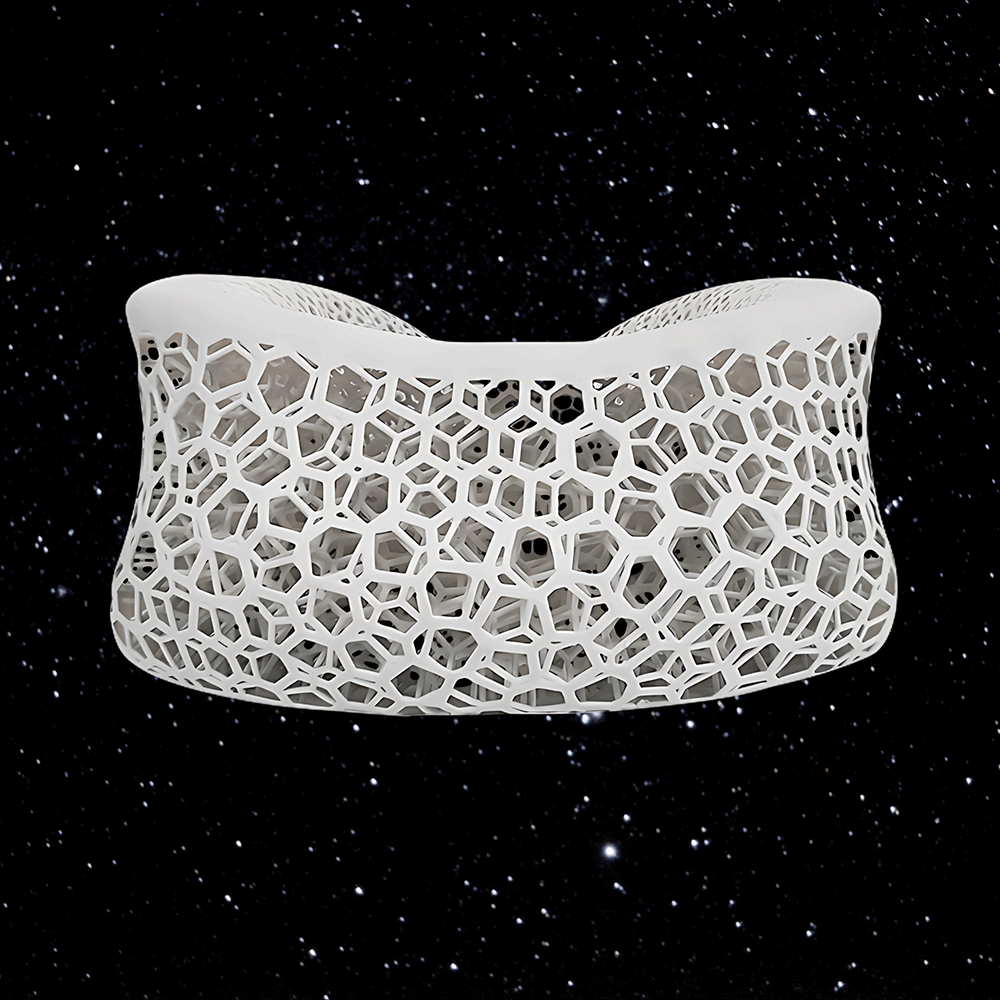 3D Printed Travel Pillow: The U-Shaped Neck Support for Flights, Cars, and Trains