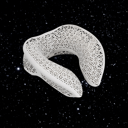 3D Printed Travel Pillow: The U-Shaped Neck Support for Flights, Cars, and Trains