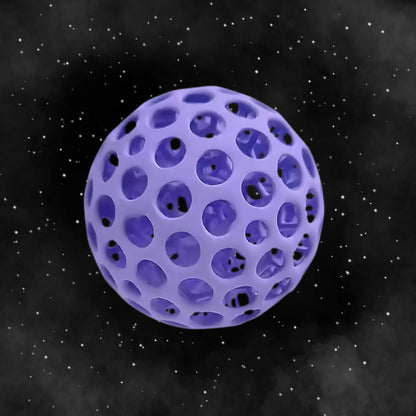 3D Printed Stress Relief Ball & Grip Strength Trainer - Kids' Toy for Relaxation & Fitness Purple