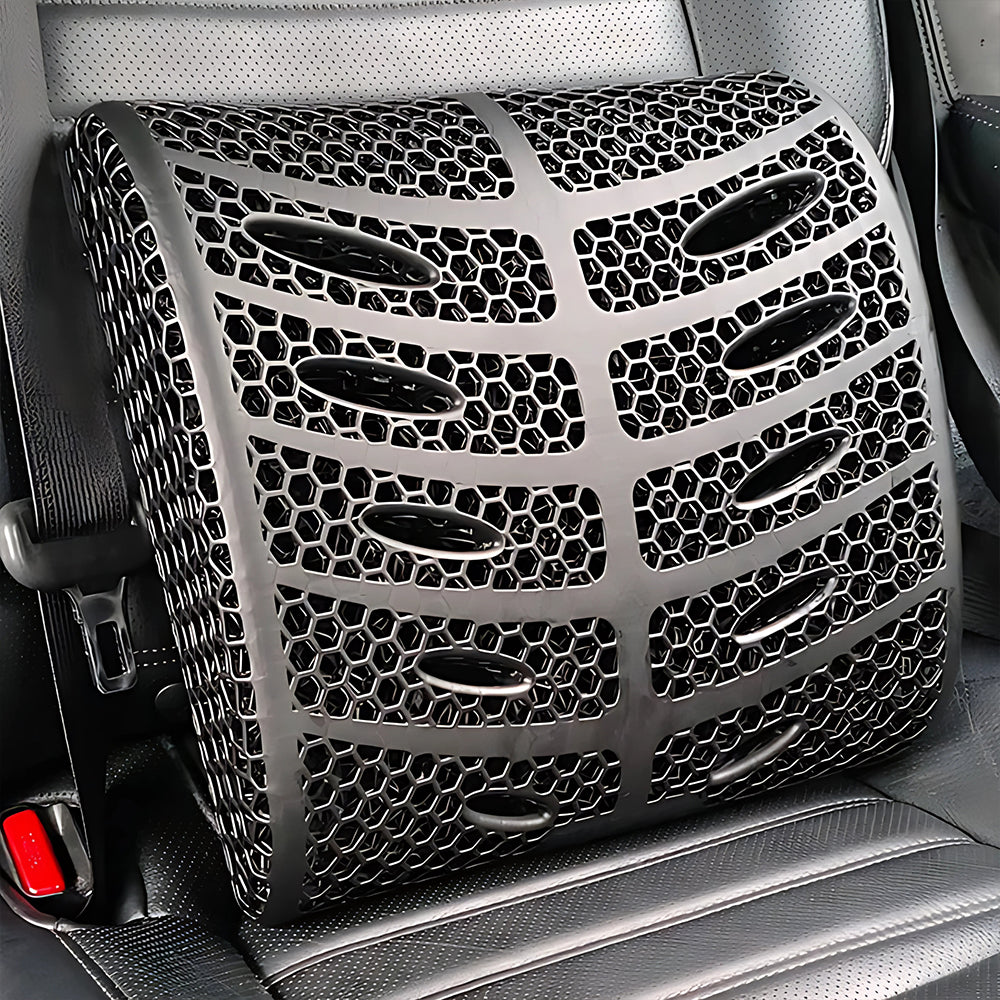 3D-Printed Ergonomic Lumbar and Neck Support Cushion Back Support Cushion for Office and Cars